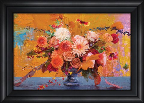 Framed Fall Fireworks 2 Print