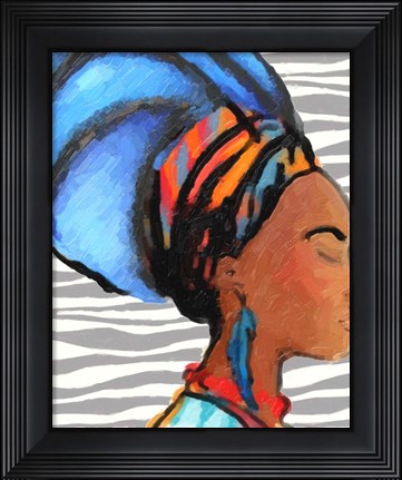Framed Ebony Princess 2 Print