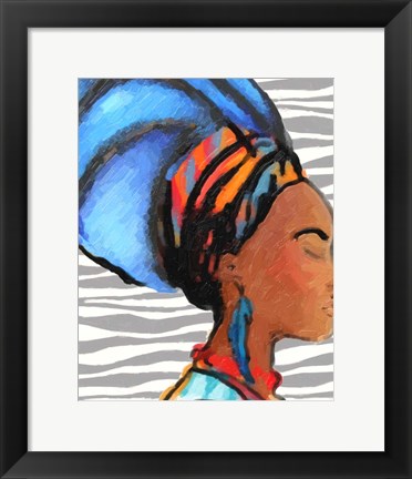 Framed Ebony Princess 2 Print