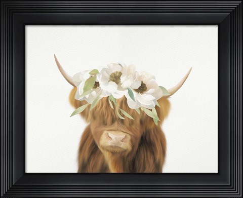 Framed Highland Cow Print