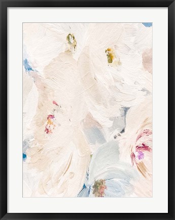 Framed Peonies In Bloom Print