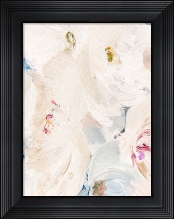 Framed Peonies In Bloom Print
