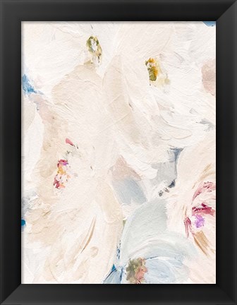 Framed Peonies In Bloom Print