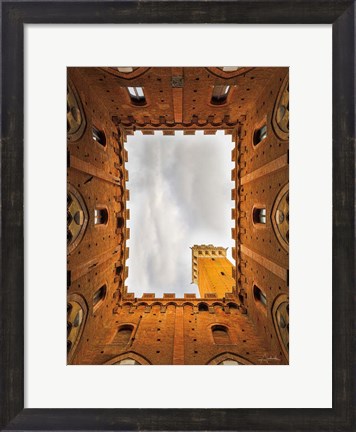 Framed From the Courtyard Crop Print