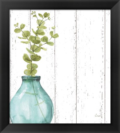 Framed Mixed Greens LXXXV Shiplap v3 Print