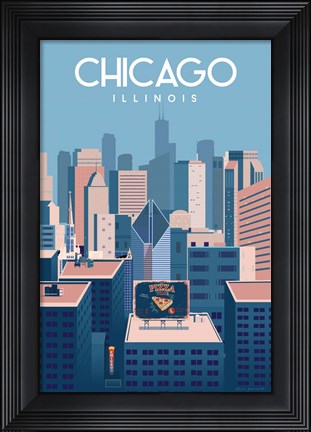 Framed Chicago Illinois Print