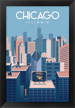 Framed Chicago Illinois Print