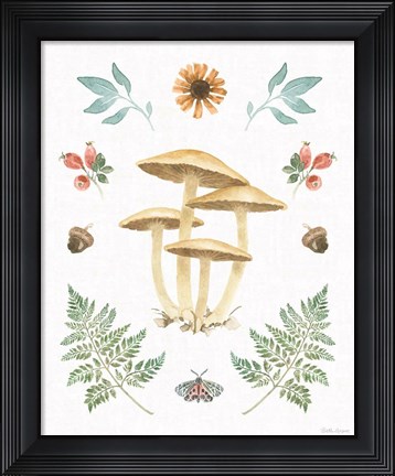Framed Forest Finds X Print