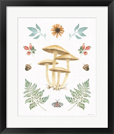 Framed Forest Finds X Print