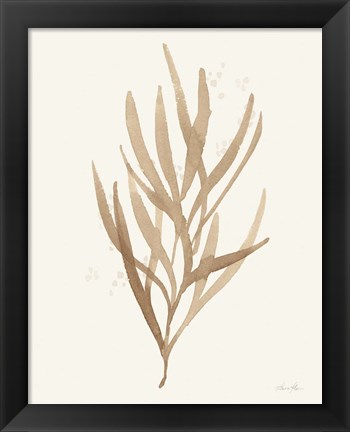 Framed Leaf and Stem VII Print