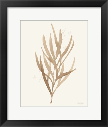 Framed Leaf and Stem VII Print
