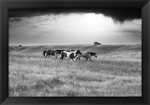 Framed Sunset Rains Print