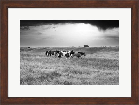 Framed Sunset Rains Print