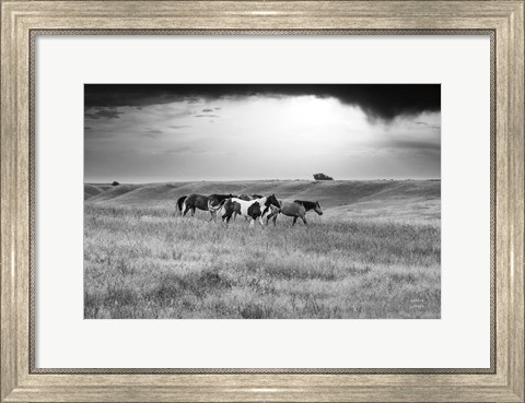 Framed Sunset Rains Print