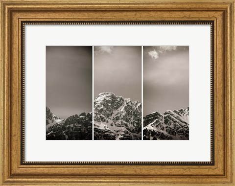 Framed Peak Panel Print