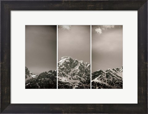 Framed Peak Panel Print