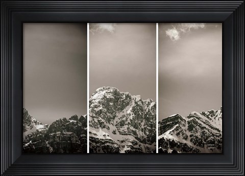 Framed Peak Panel Print