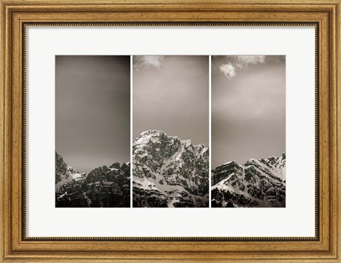 Framed Peak Panel Print
