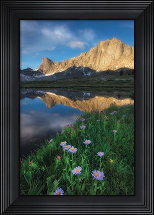 Framed Pronghorn and Dragon Head Peaks Print