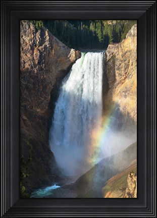Framed Rainbow Lower Falls Print