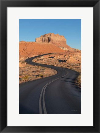 Framed Goblin Valley State Park Road Print