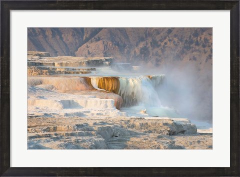 Framed Terraces of Canary Spring Print
