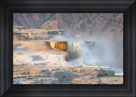 Framed Terraces of Canary Spring Print