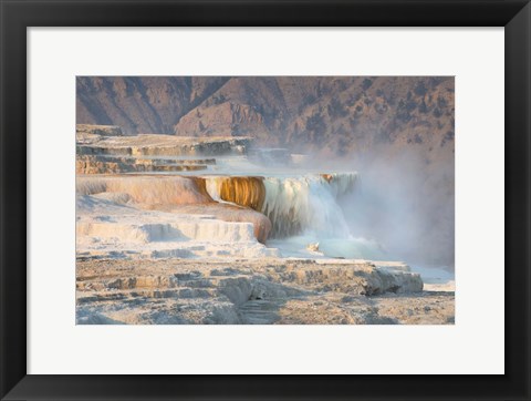 Framed Terraces of Canary Spring Print