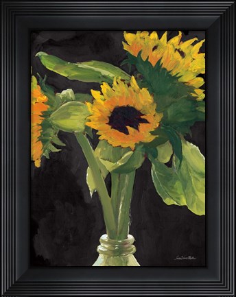 Framed Sunny on Black Print