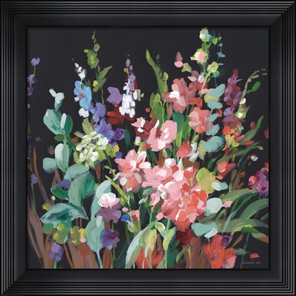 Framed Brightness Flowering Muted Print