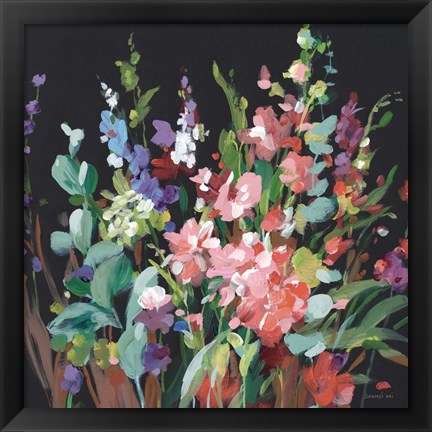 Framed Brightness Flowering Muted Print