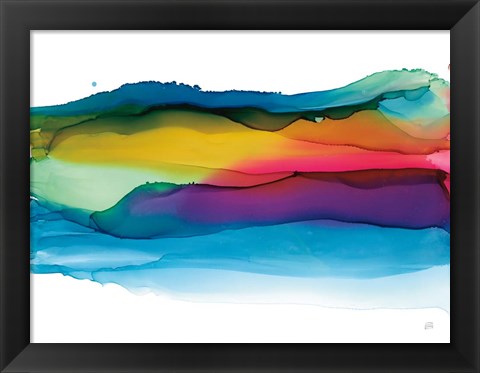 Framed Rainbowscape II Print