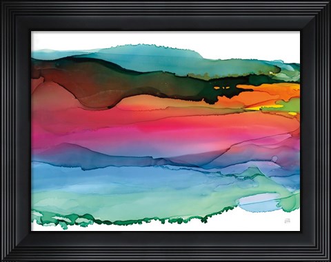 Framed Rainbowscape I Print