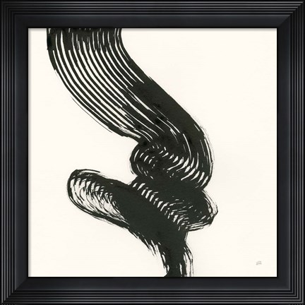 Framed Brushed III Print