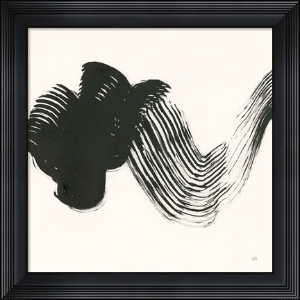 Framed Brushed II Print