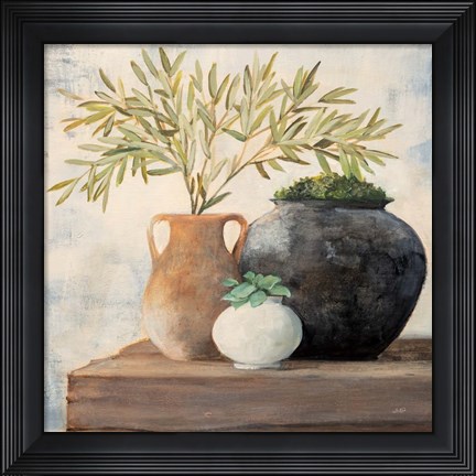 Framed Calm Still Life II Print