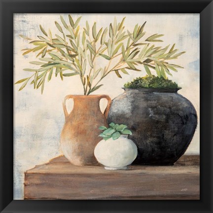 Framed Calm Still Life II Print