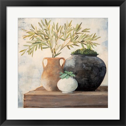 Framed Calm Still Life II Print