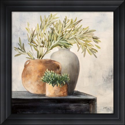 Framed Calm Still Life I Print