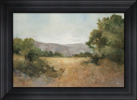 Framed August Fields Gray Print