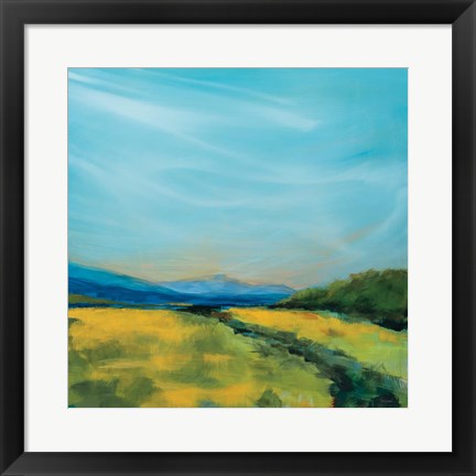 Framed Golden Fields Print