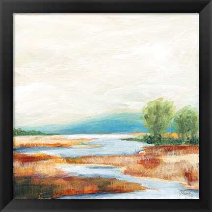 Framed Autumn Wetland Print