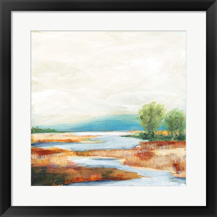 Framed Autumn Wetland Print