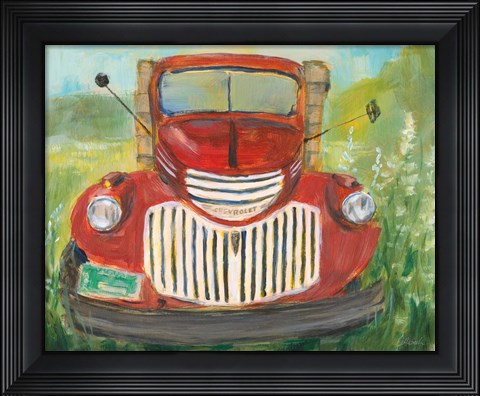 Framed Farm Truck Print