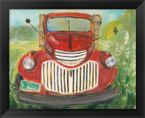 Framed Farm Truck Print