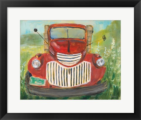 Framed Farm Truck Print