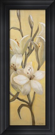 Framed Subtle Lily I Print