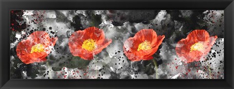 Framed Poppy Panel Print