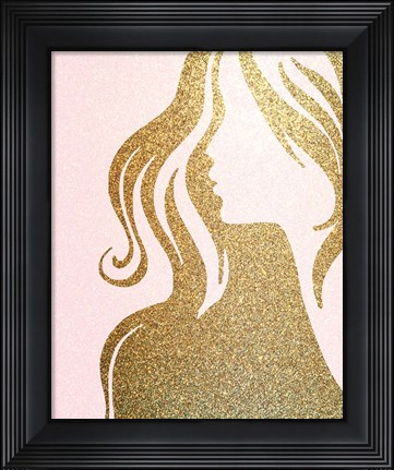 Framed Fashionista 5 Print