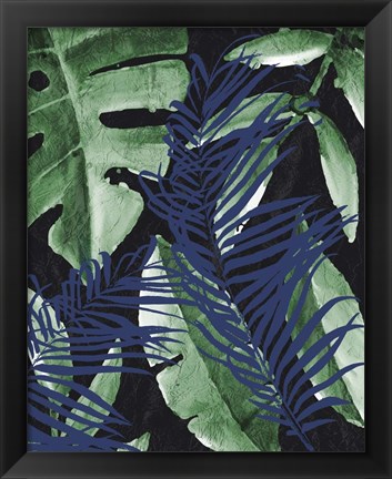 Framed Tropic Palms 1 Print
